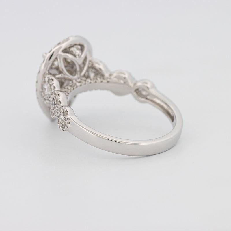 Invisible Pearshape Diamond Ring - ZIZOV DIAMONDS