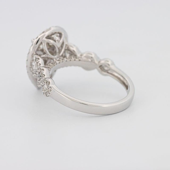 Invisible Pearshape Diamond Ring - ZIZOV DIAMONDS