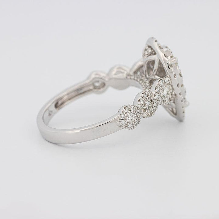 Invisible Pearshape Diamond Ring - ZIZOV DIAMONDS