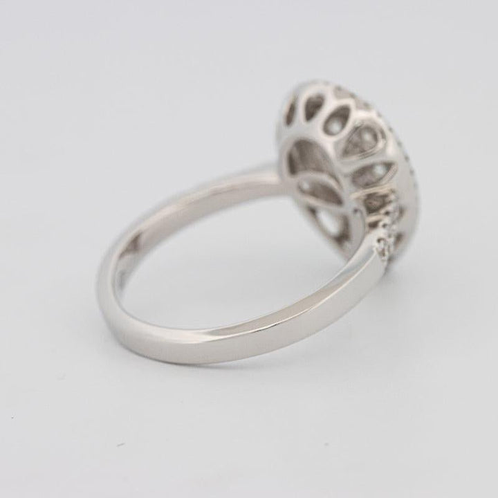 Invisible pearshape diamond ring - ZIZOV DIAMONDS