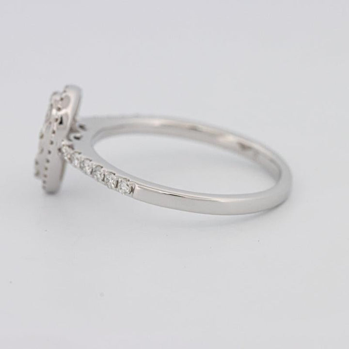 Invisible Pearshape Diamond ring - ZIZOV DIAMONDS