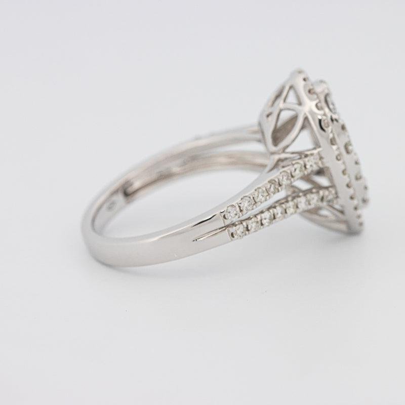 Invisible Pearshape Diamond Ring - ZIZOV DIAMONDS