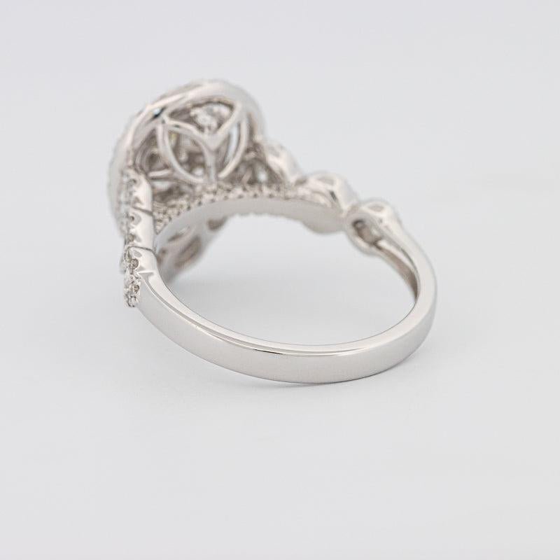 Invisible Pearshape Diamond Ring - ZIZOV DIAMONDS