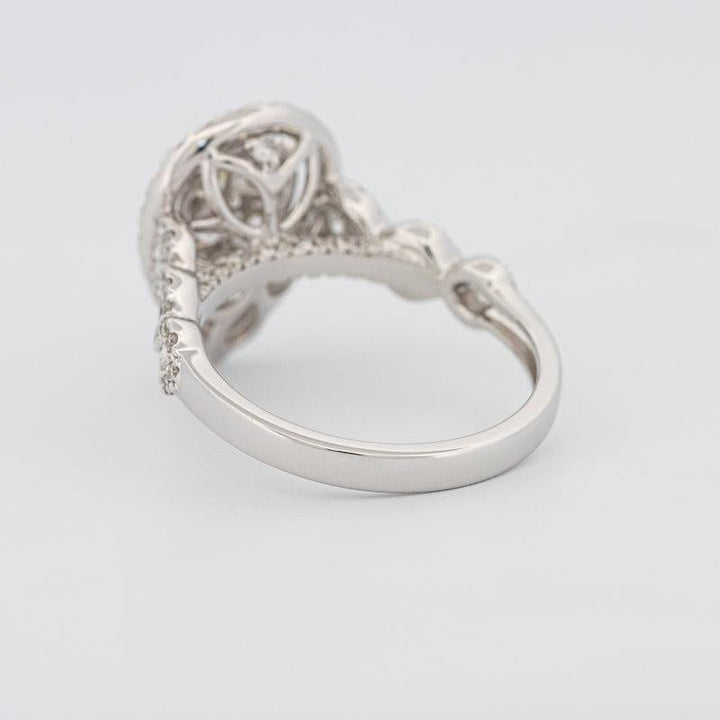 Invisible Pearshape Diamond Ring - ZIZOV DIAMONDS