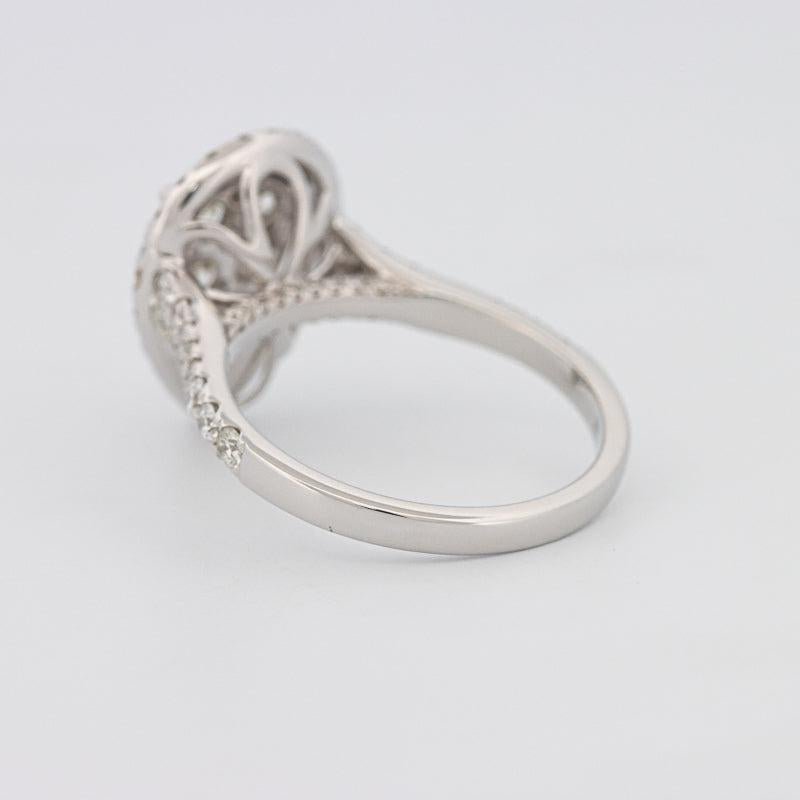 Invisible Pearshape Diamond Ring - ZIZOV DIAMONDS