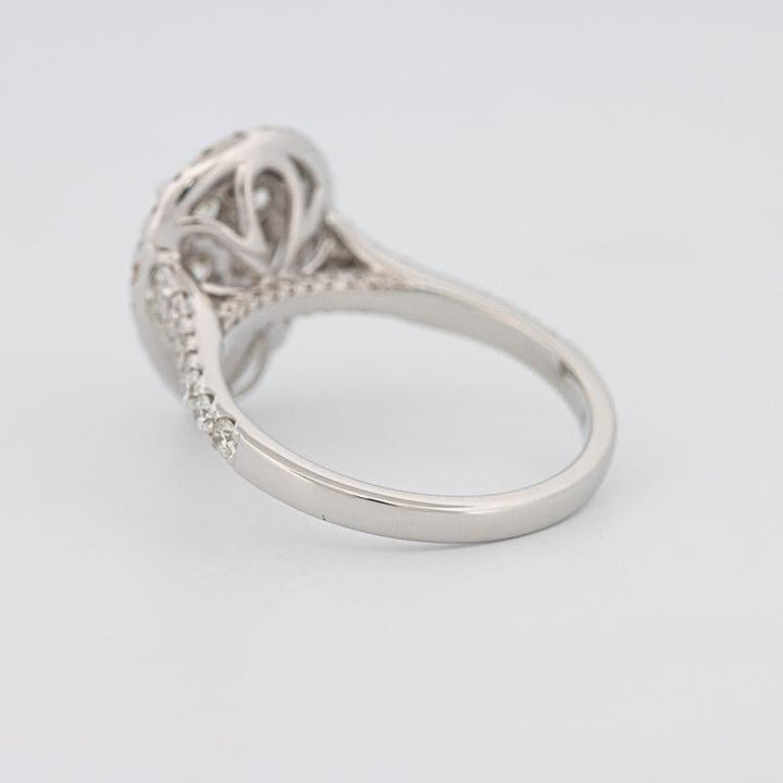 Invisible Pearshape Diamond Ring - ZIZOV DIAMONDS