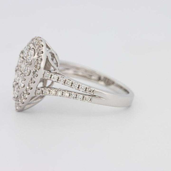 Invisible Pearshape Diamond Ring - ZIZOV DIAMONDS