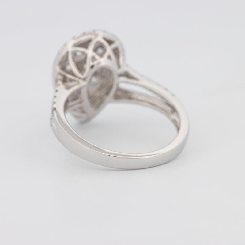 Invisible Pearshape Diamond Ring - ZIZOV DIAMONDS