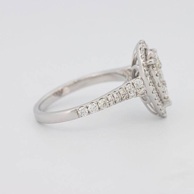 Invisible Pearshape Diamond Ring - ZIZOV DIAMONDS