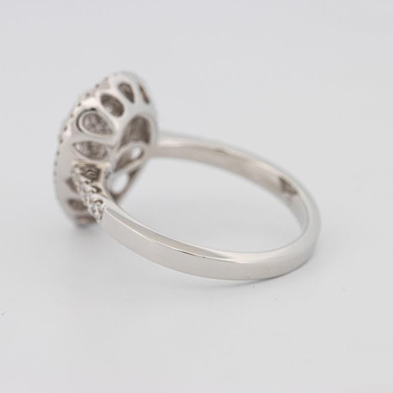 Invisible pearshape diamond ring - ZIZOV DIAMONDS