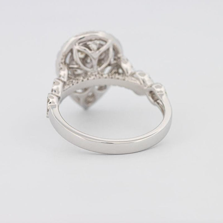 Invisible Pearshape Diamond Ring - ZIZOV DIAMONDS