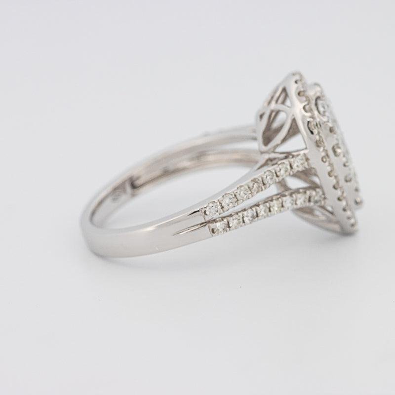 Invisible Pearshape Diamond Ring - ZIZOV DIAMONDS