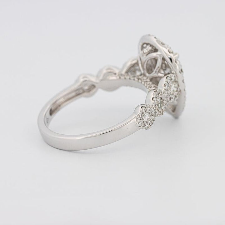 Invisible Pearshape Diamond Ring - ZIZOV DIAMONDS