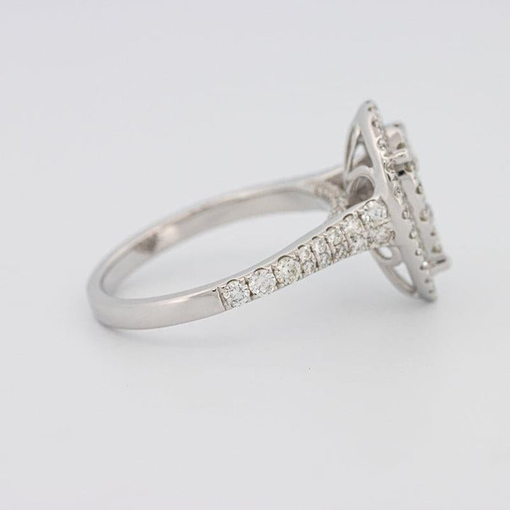 Invisible Pearshape Diamond Ring - ZIZOV DIAMONDS