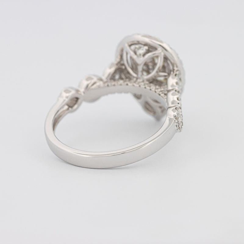 Invisible Pearshape Diamond Ring - ZIZOV DIAMONDS