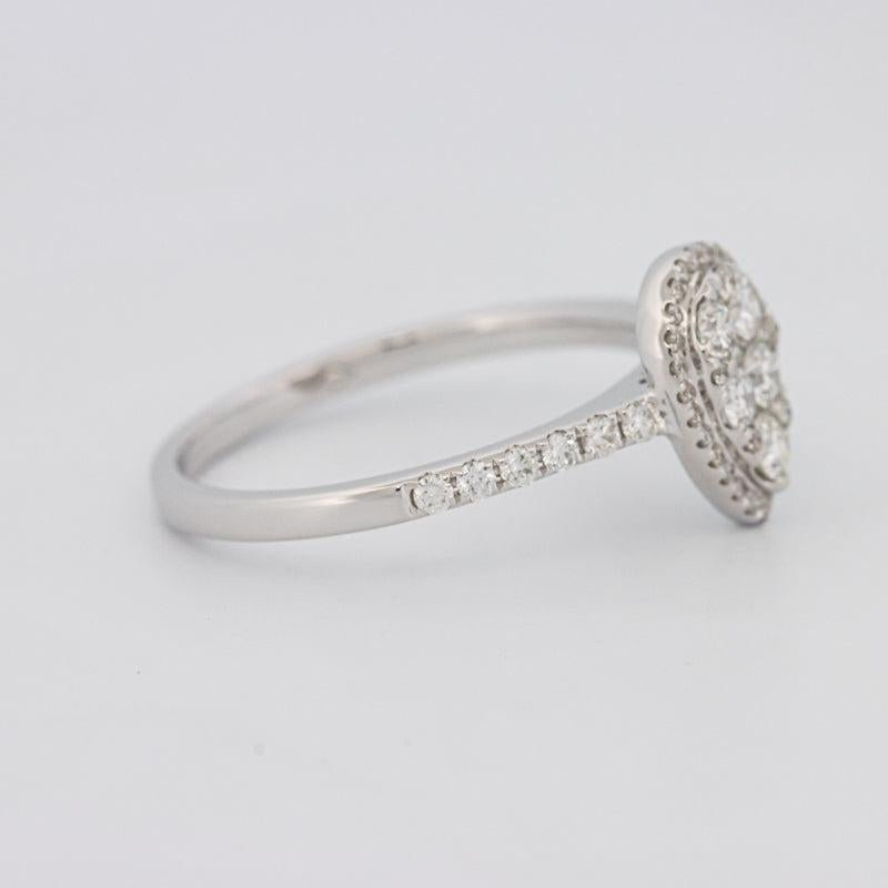Invisible Pearshape Diamond ring - ZIZOV DIAMONDS