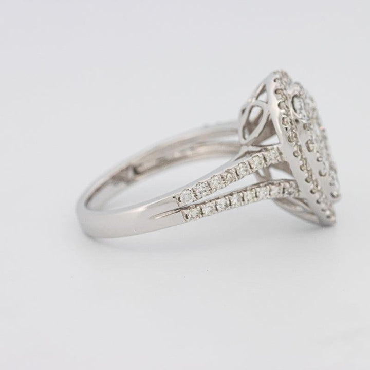 Invisible Pearshape Diamond Ring - ZIZOV DIAMONDS