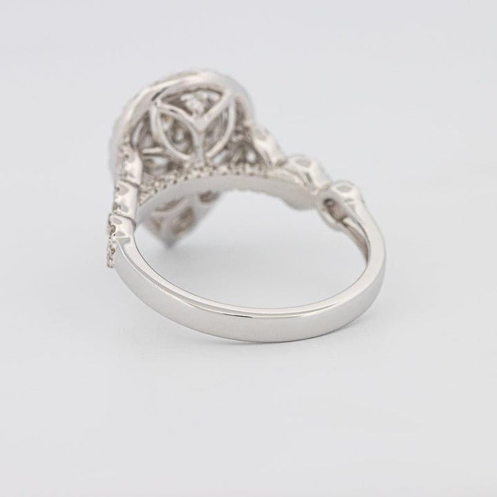 Invisible Pearshape Diamond Ring - ZIZOV DIAMONDS