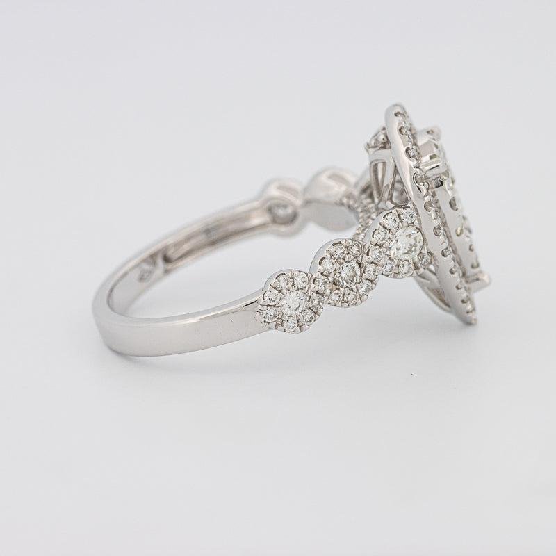 Invisible Pearshape Diamond Ring - ZIZOV DIAMONDS