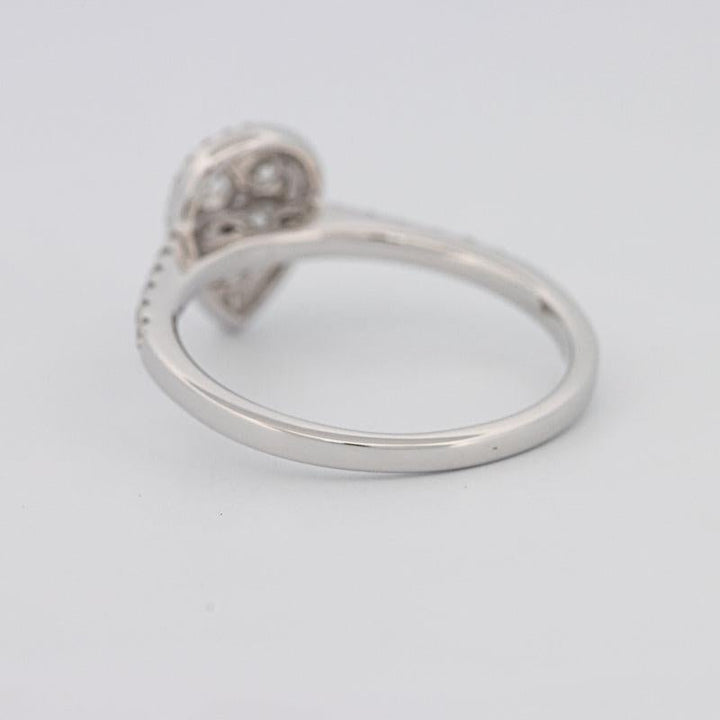 Invisible Pearshape Diamond ring - ZIZOV DIAMONDS