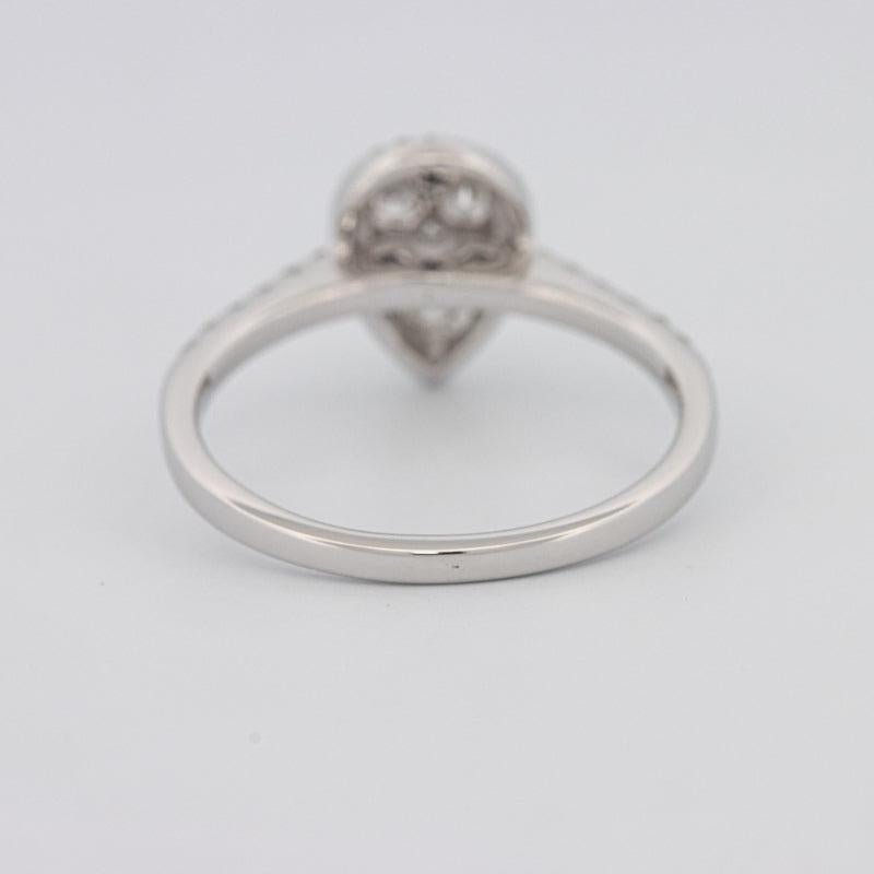 Invisible Pearshape Diamond ring - ZIZOV DIAMONDS