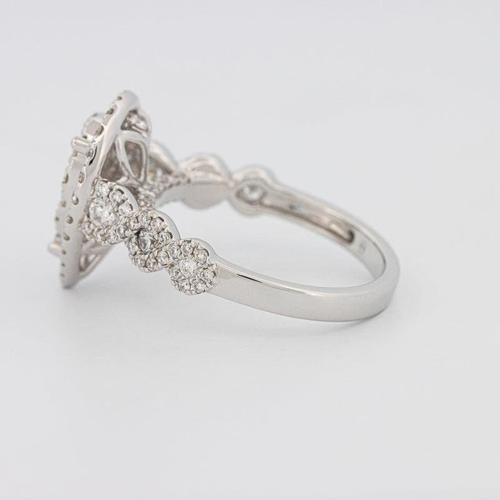 Invisible Pearshape Diamond Ring - ZIZOV DIAMONDS