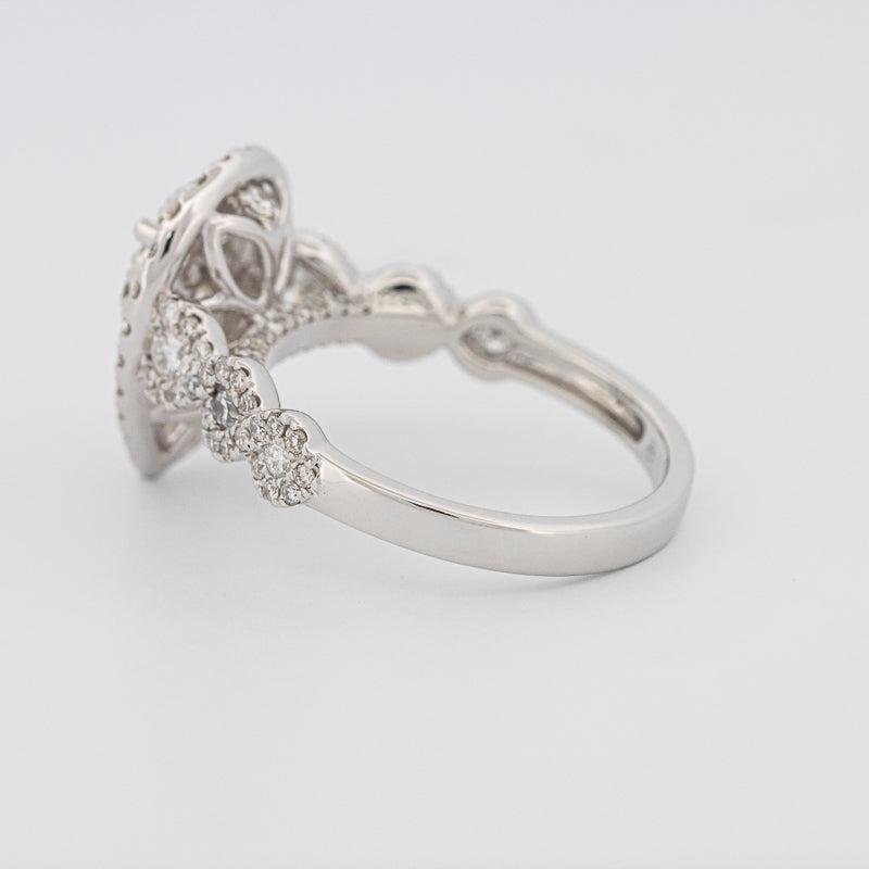 Invisible Pearshape Diamond Ring - ZIZOV DIAMONDS