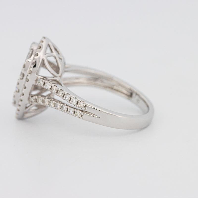 Invisible Pearshape Diamond Ring - ZIZOV DIAMONDS