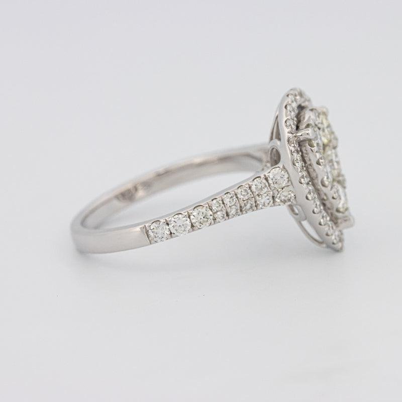 Invisible Pearshape Diamond Ring - ZIZOV DIAMONDS