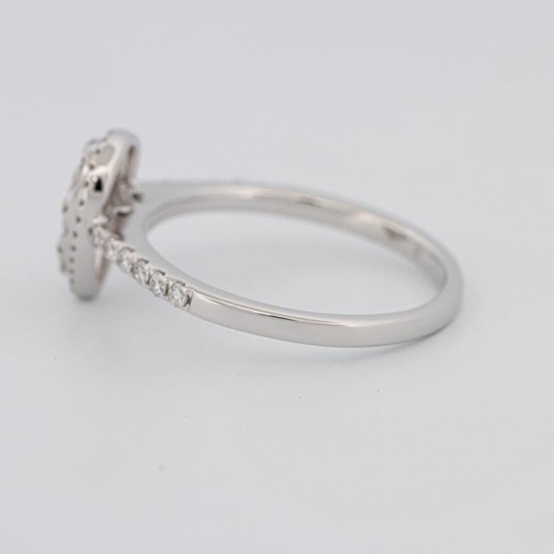 Invisible Pearshape Diamond ring - ZIZOV DIAMONDS