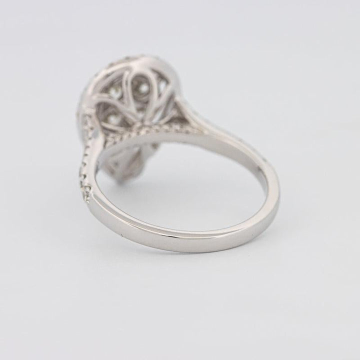 Invisible Pearshape Diamond Ring - ZIZOV DIAMONDS