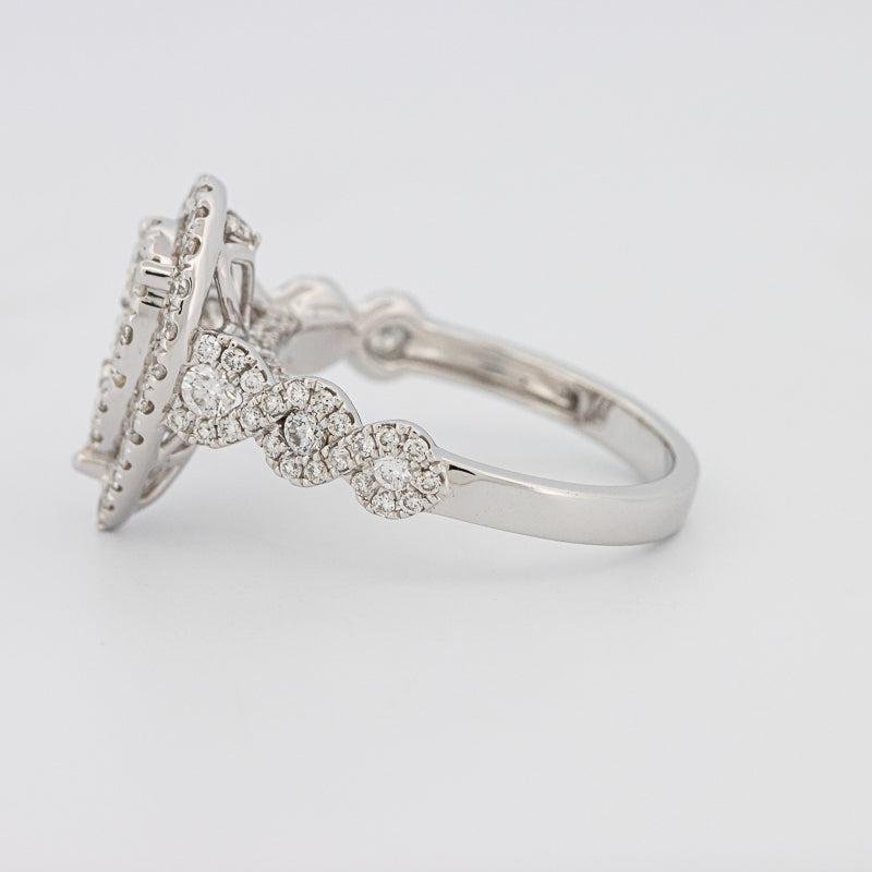 Invisible Pearshape Diamond Ring - ZIZOV DIAMONDS
