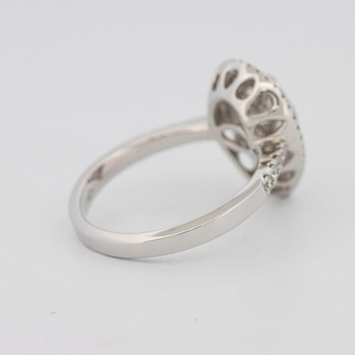 Invisible pearshape diamond ring - ZIZOV DIAMONDS