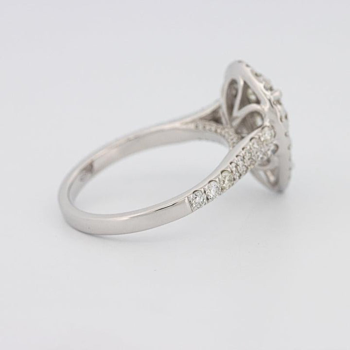 Invisible Pearshape Diamond Ring - ZIZOV DIAMONDS