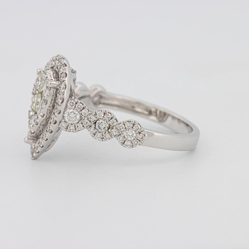 Invisible Pearshape Diamond Ring - ZIZOV DIAMONDS