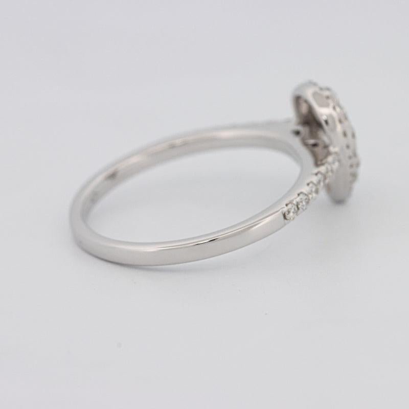 Invisible Pearshape Diamond ring - ZIZOV DIAMONDS