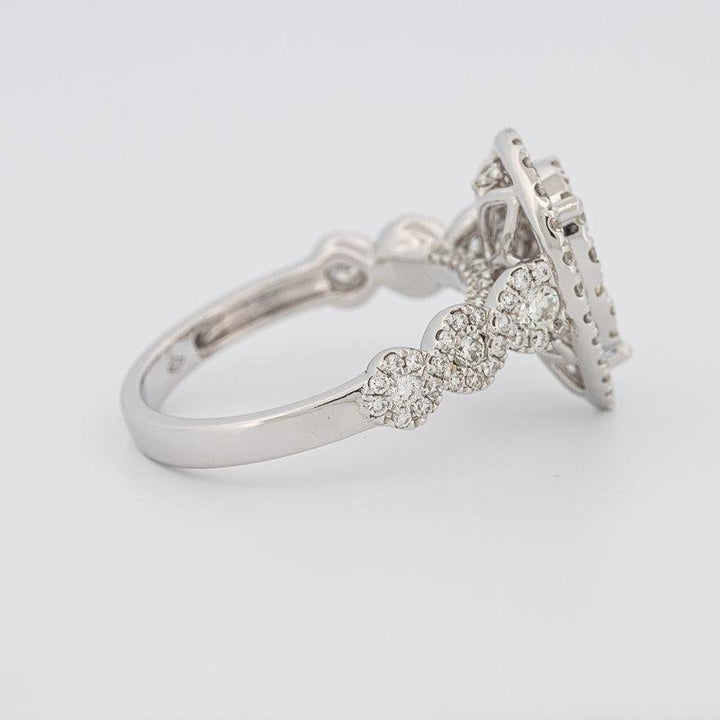 Invisible Pearshape Diamond Ring - ZIZOV DIAMONDS