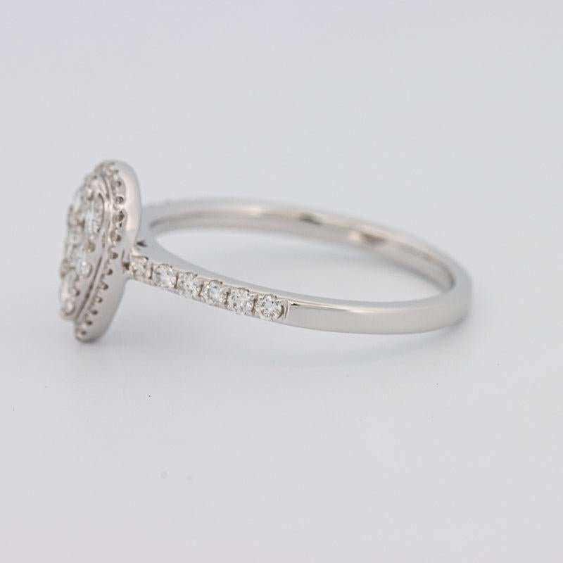 Invisible Pearshape Diamond ring - ZIZOV DIAMONDS