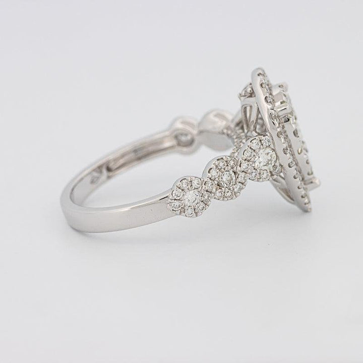 Invisible Pearshape Diamond Ring - ZIZOV DIAMONDS