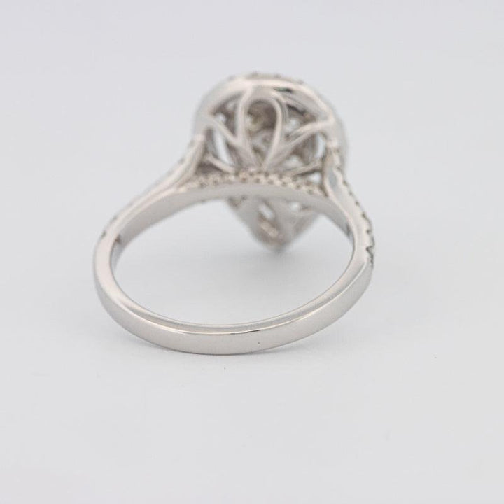 Invisible Pearshape Diamond Ring - ZIZOV DIAMONDS