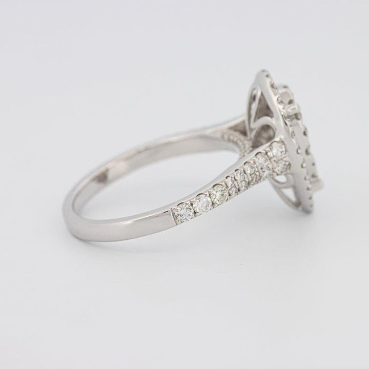 Invisible Pearshape Diamond Ring - ZIZOV DIAMONDS