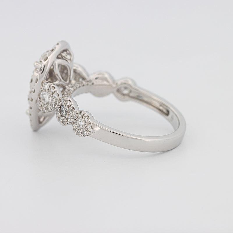 Invisible Pearshape Diamond Ring - ZIZOV DIAMONDS