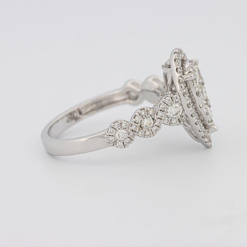 Invisible Pearshape Diamond Ring - ZIZOV DIAMONDS