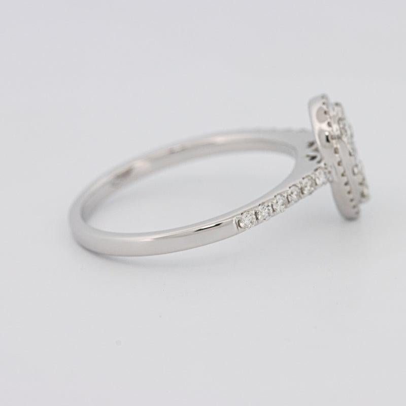 Invisible Pearshape Diamond ring - ZIZOV DIAMONDS