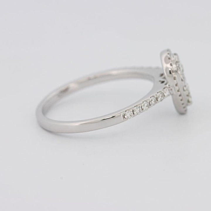 Invisible Pearshape Diamond ring - ZIZOV DIAMONDS