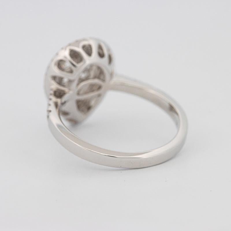 Invisible pearshape diamond ring - ZIZOV DIAMONDS