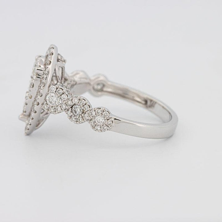 Invisible Pearshape Diamond Ring - ZIZOV DIAMONDS