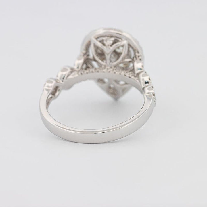 Invisible Pearshape Diamond Ring - ZIZOV DIAMONDS