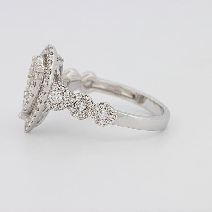 Invisible Pearshape Diamond Ring - ZIZOV DIAMONDS