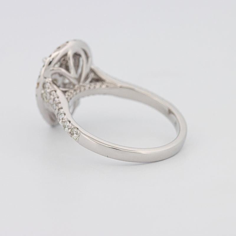 Invisible Pearshape Diamond Ring - ZIZOV DIAMONDS